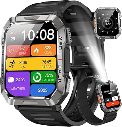 Relógio Militar My Watch com Bluetooth, tela 2,01″ e 900 mAh–R$188,62
