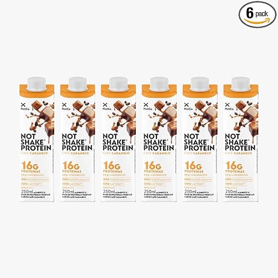 NotCo Café Caramelo 6x250ml: 16 g proteína, R$41,99 frete grátis