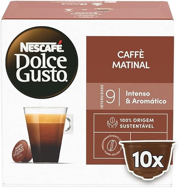 Dolce Gusto Matinal 10 cápsulas R$23,35 com frete grátis e 6% desconto