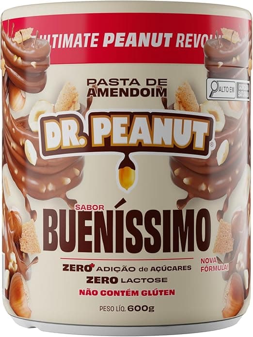 Pasta Bueníssimo 600G com Whey por R$54,90 na Amazon, zero açúcar
