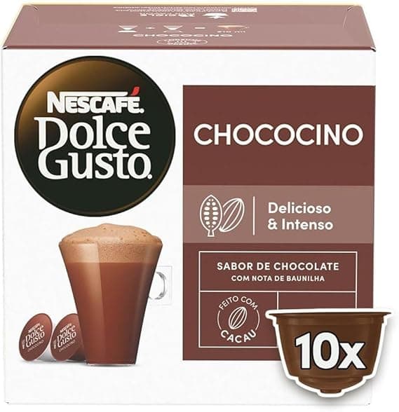 Dolce Gusto Chococino: 10 cápsulas 160 g por R$23,79 frete grátis