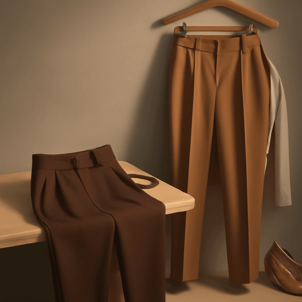 Kit 2 Calças Alfaiataria Cintura Alta que oferece elegância conforto e praticidade no dia a dia