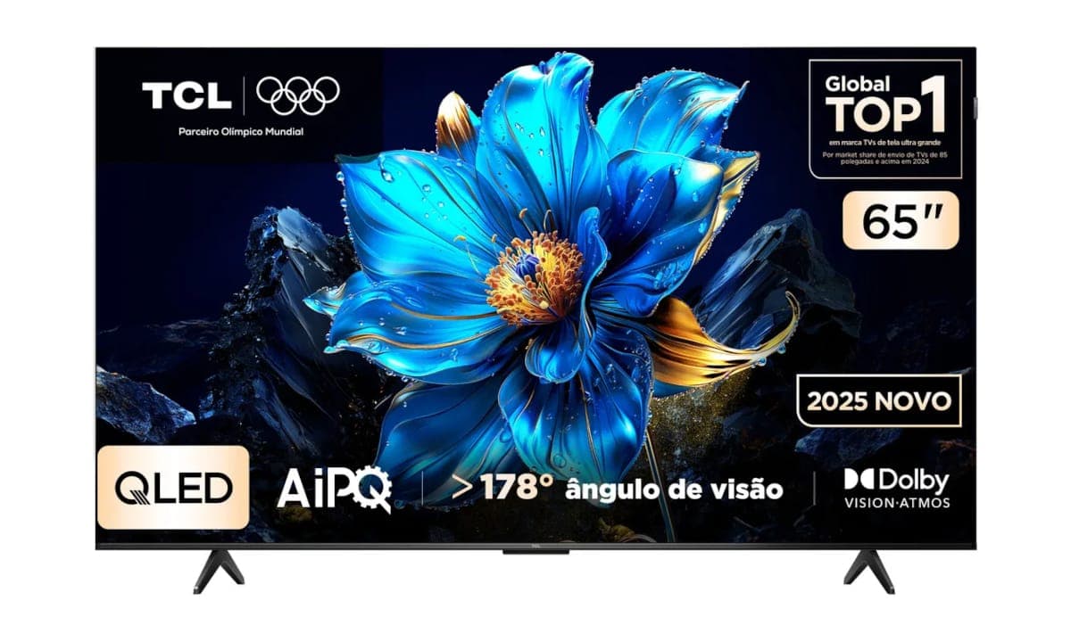 Desconto de R$ 600 na Smart TV QLED de 65 polegadas