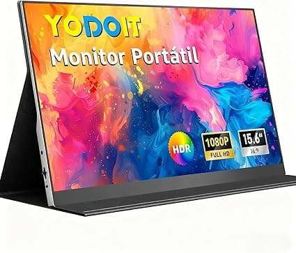Yodoit Monitor Portátil 15,6 FHD 1080p USB-C/HDMI por R$459,80