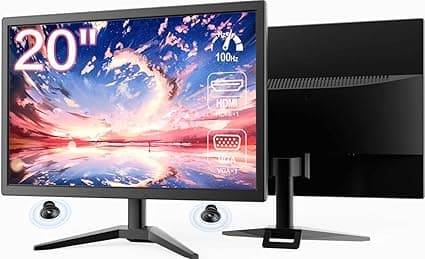 Monitor Gamer LED 20 polegadas com altofalantes por R$270,75 na Amazon