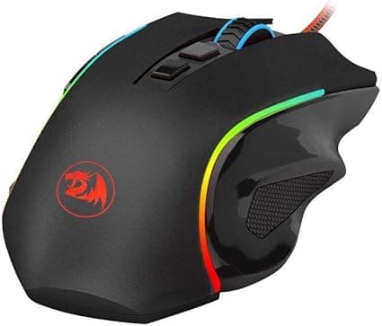 Redragon Griffin M607: gamer preto com LED RGB por R$93 na Amazon