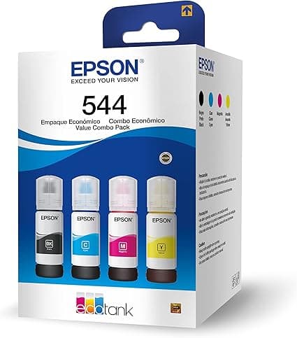 Kit Epson T544 Original (4 cores) por R$166,25, queda de R$214,90