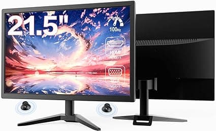 Monitor LED 21,5 com alto-falantes — de R$443 por R$336; frete grátis