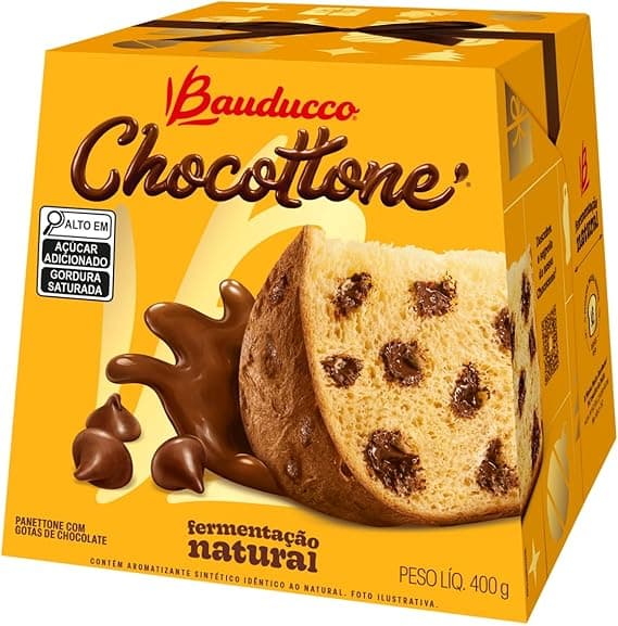 Chocottone Bauducco 400g: promoção R$19,99 na Amazon (20% de desconto)