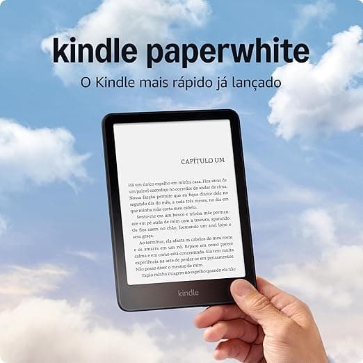 Kindle Paperwhite 12ª G (2024): R$721,05 na Black Friday, tela 7”