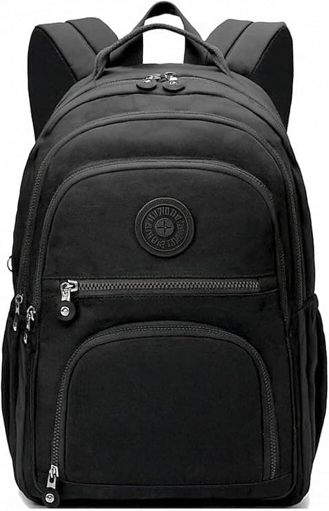 Mochila Tactel 30L com 5 bolsos e compartimento para notebook—R$78,90