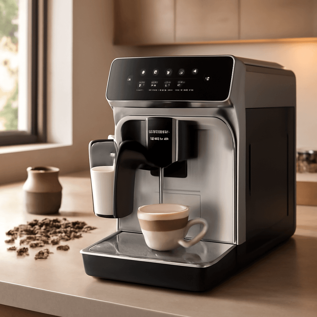 Cafeteira superautomática Philips Walita com moagem fresca para café prático em casa