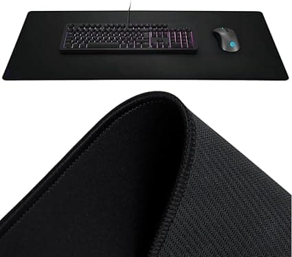 Tapete XXL para Mouse 90×40 cm Preto: HighSpeed por R$34,90 na Amazon
