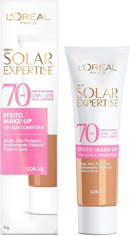 L’Oréal Solar Expertise FPS 70: proteção com cor até 12h por R$49,99