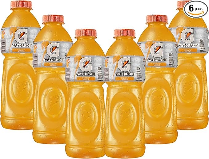 Gatorade Laranja 500ml – Pack 6 com desconto de 12% (R$28,70)