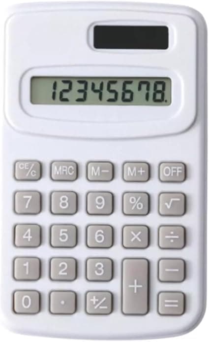 Calculadora de 8 dígitos com energia solar e bateria – R$11,50 Amazon