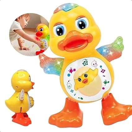 Pato Dançante Brinquedo Musical com Luz e Movimento por R$37,97