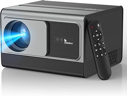 Bettdow Projetor 4K com Android TV 12, 1080p, 24.000 lumens, até 300
