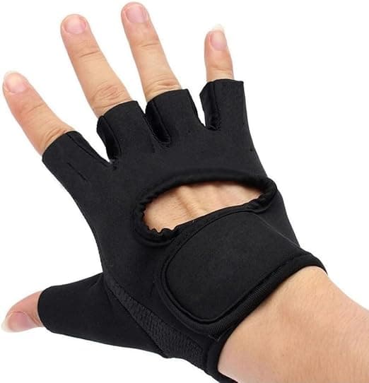 Par de Luvas de Academia com Neoprene Respirável e Antiderrapante