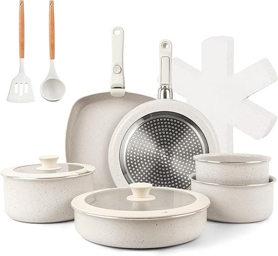 Conjunto ANTUVI 18 peças com cabo destacável por R$429,99 na Amazon