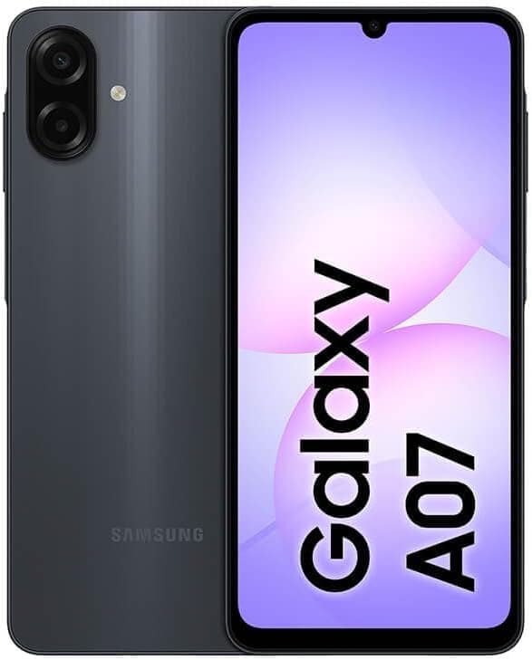 Galaxy A07 128GB/4GB cai para R$ 729,60 na Amazon; tela grande e sólida