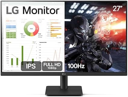 LG 27MS500: Monitor 27” IPS 100Hz com HDMI 2x — Black Friday: R$606,10