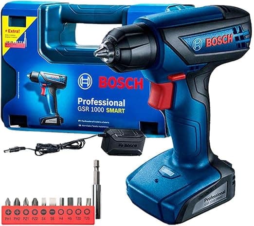 Bosch GSR 1000 Smart 12V: Furadeira/parafusadeira a R$249 na Amazon