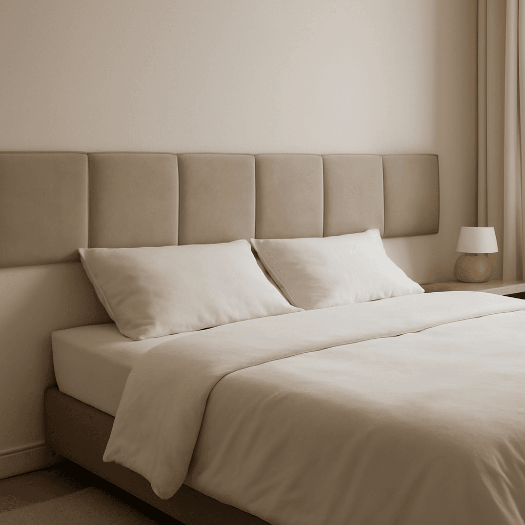 Cabeceira adesiva que renova o quarto com praticidade conforto e design premium