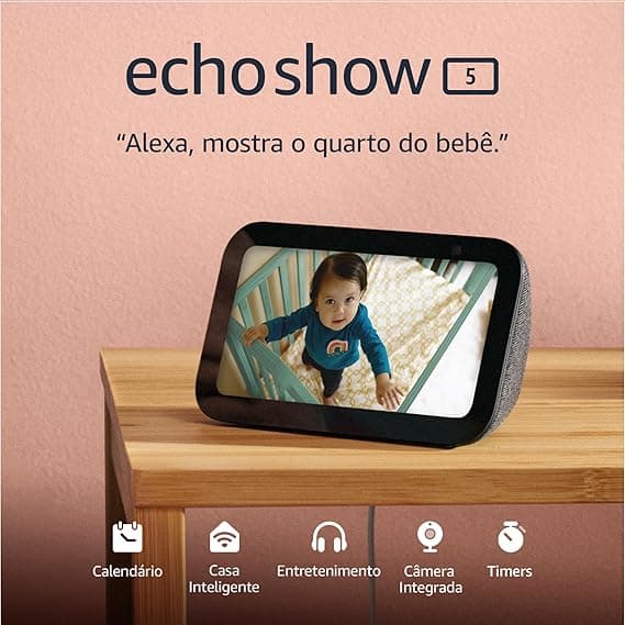 Echo Show 5 (3ª gen) por R$ 539,00 na Amazon na Black Friday