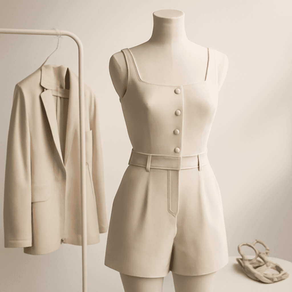 Conjunto feminino de alfaiataria que oferece conforto e estilo para o dia a dia