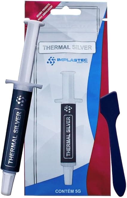 Pasta Térmica Silver 5G Prata Implastec cai a R$14,98 com envio rápido