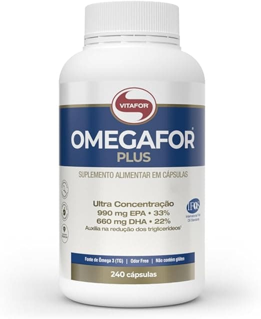 Vitafor Omegafor Plus: 240 cápsulas, R$150,30 na BF entrega recorrente
