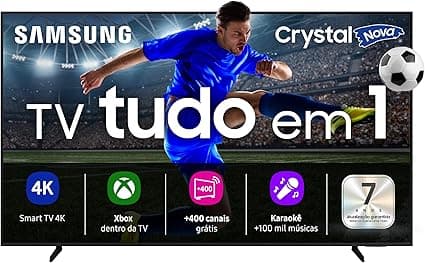 Samsung 50″ Crystal UHD 4K U8100F 2025: R$1.999 com 9% de desconto