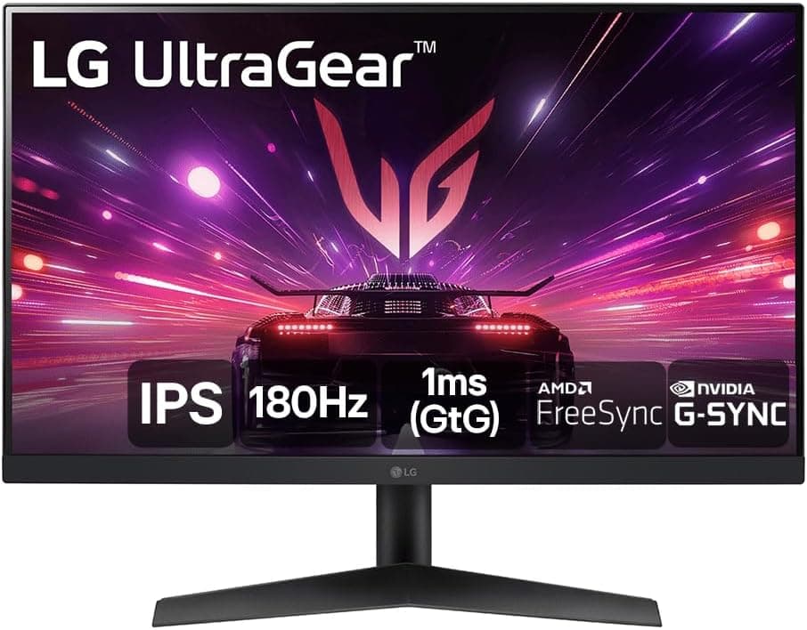 LG UltraGear 24GS60F-B: Monitor 24” 180 Hz por R$ 729 na BF da Amazon