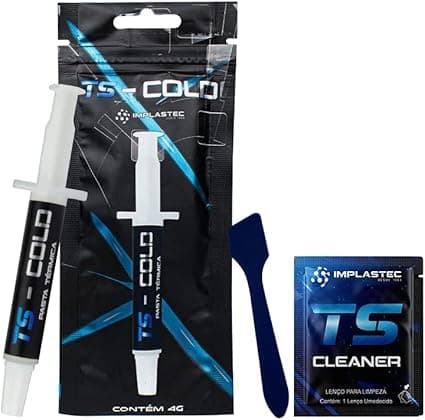 Pasta TS-Cold 10,5 W/mK(4 g) por R$32,93 na BF, boa para CPUs/GPUs
