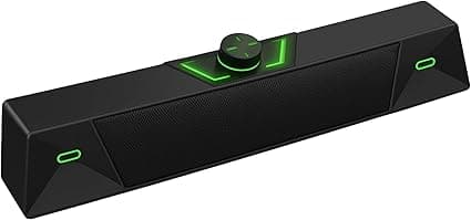 Soundbar Gamer Compacta com LED RGB 7W RMS cai para R$63,47 na Amazon