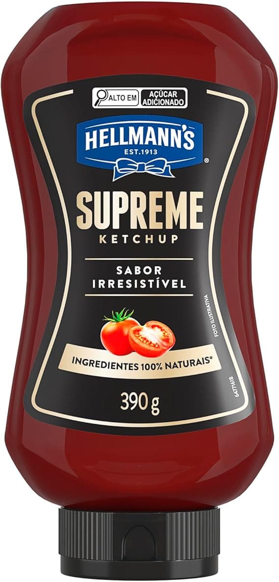Hellmann’s Supreme 390g: R$14,39 na Amazon; frete grátis acima de R$19