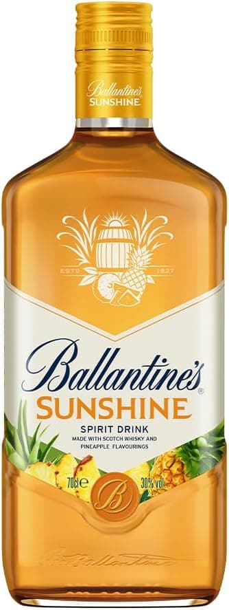 Ballantine’s Sunshine 700ml: whisky leve com sabor de abacaxi, R$61,88