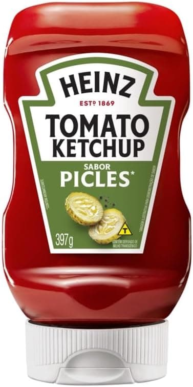 Ketchup Heinz Picles 397 g: promoção na Amazon para hambúrgueres