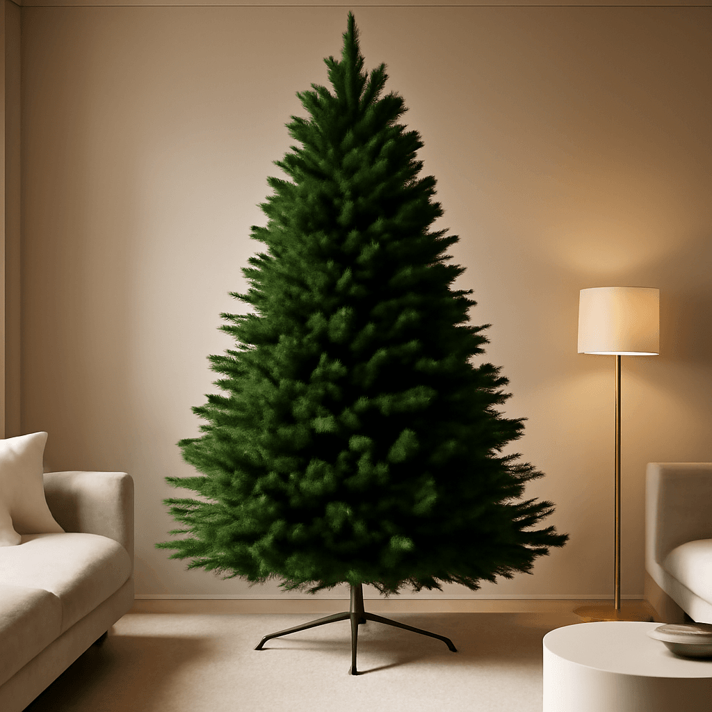 Árvore de Natal grande com montagem prática e decoração sofisticada para sua casa