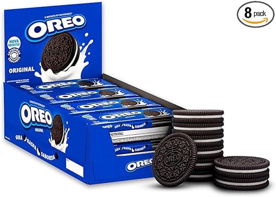 Oreo Original Biscoito: 8x36g em Display por R$16,32 na Amazon