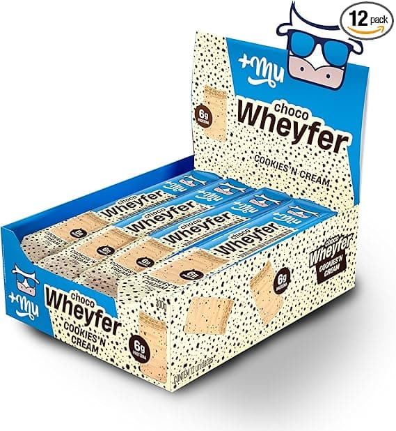 Mu Chocowheyfer Snack Proteico: 12 unid. (300 g) por R$65,90 na Amazon