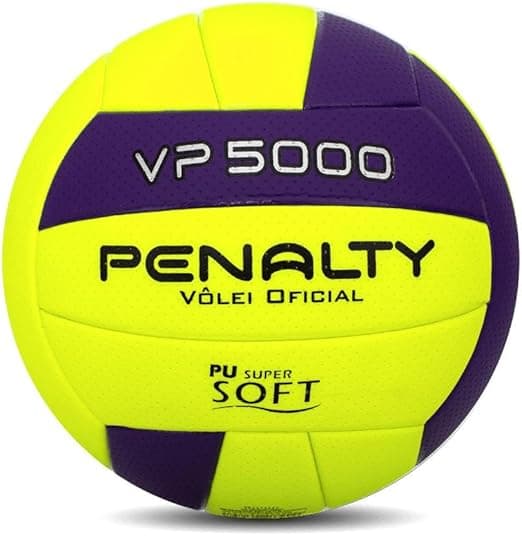 Bola Penalty VP 5000 Amarela/Roxa: R$102,34 e frete grátis na Amazon