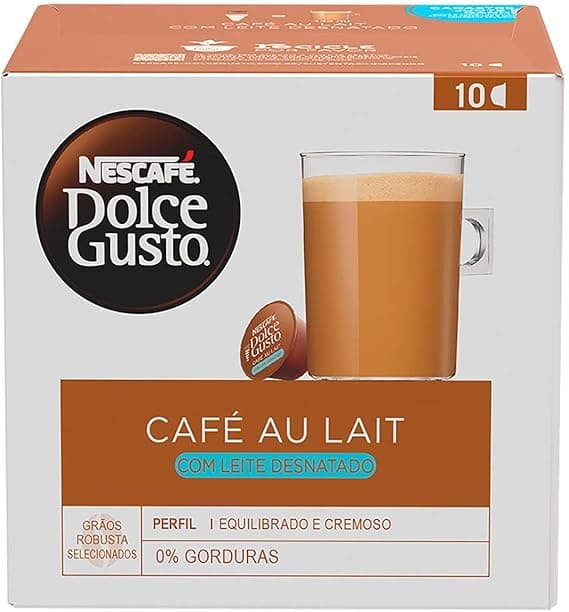 Dolce Gusto Lungo: 10 cápsulas de 70 g por R$ 20,79 na Amazon