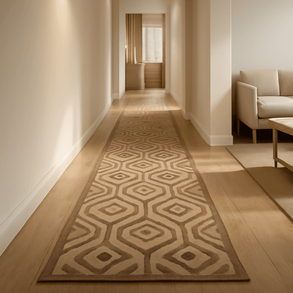 Tapete passadeira que une conforto segurança e design para ambientes internos