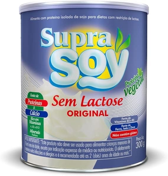 SUPRA SOY Sem Lactose Original 300g: preço cai para R$30,27 na Amazon