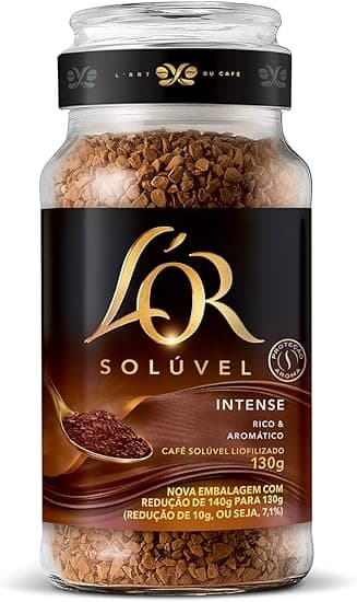 L’OR Intense Solúvel 130 g chega à Amazon por R$43,82 com frete grátis