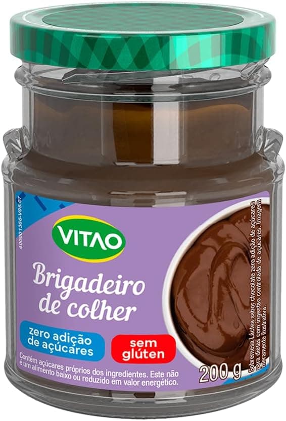 Vitao Brigadeiro Zero: de colher sem açúcar e sem glúten – R$22,18