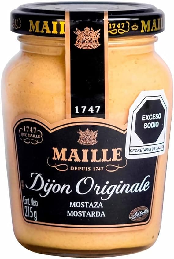 Maille Dijon 215g: R$42,90 na Amazon e tradição francesa 260+ anos