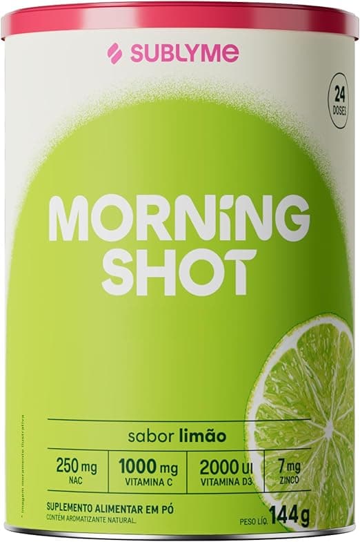 Morning Shot Limão Classic 144 g da Sublyme: R$89,90 com desconto